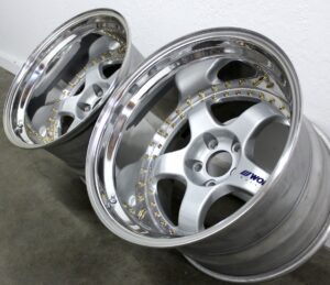 Work Meister S1 gold bolts 18 wheel build rebuild three piece 3 4